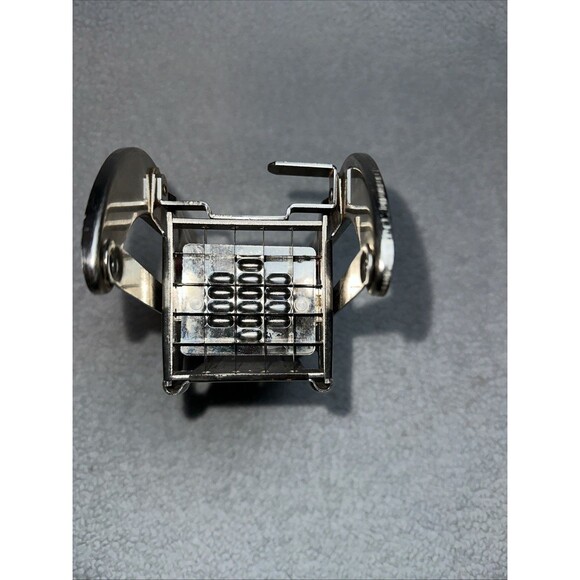 EKCO French Fry Cutter Maker Potato Vegetable Press Chrome Vintage USA Made. - Picture 4 of 8